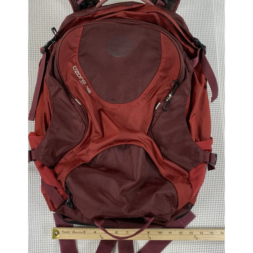 Osprey Ozone 46 Day Travel Backpack Red Burgundy